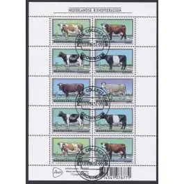 Autentyczny Nederland 2018: V3601-3610: Beleef de Natuur: Reptielen en Amfibieën velletje gestempeld