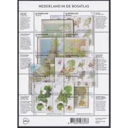 Tylko dziś Nederland 2018: V3601-3610: Beleef de Natuur: Reptielen en Amfibieën velletje gestempeld