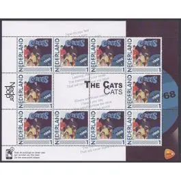 Zwrot pieniędzy Nederland 2012: NVPH: V2791-Ab-17: "Nederlandse Popgeschiedenis": The Cats: velletje postfris