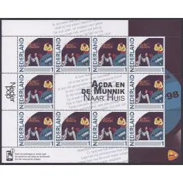 Oferta limitowana Nederland 2012: NVPH: V2791-Ab-16: "Nederlandse Popgeschiedenis": Acda en de Munnik: velletje postfris