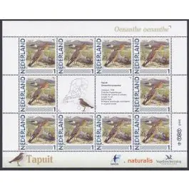 Tani Nederland 2012: NVPH: V2791-Aa-60: "Vogels in Nederland": Tapuit: velletje postfris