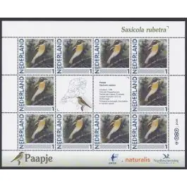 Popularny Nederland 2012: NVPH: V2791-Aa-45: "Vogels in Nederland": Paapje: velletje postfris