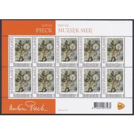 Zamów teraz Nederland 2012: NVPH: V2751-Af-9: "Ontdek Anton Pieck": Met de muziek mee: velletje postfris