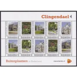 Rabat Nederland 2012: NVPH: V2751-Ae-9 "Buitenplaatsen in Nederland": Clingendael: velletje postfris