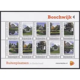 Wyprzedaż Nederland 2012: NVPH: V2751-Ae-7 "Buitenplaatsen in Nederland": Boschwijk: velletje postfris