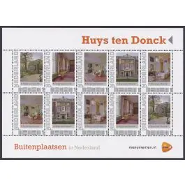 Autentyczny Nederland 2012: NVPH: V2751-Ae-31 "Buitenplaatsen in Nederland": Huis ten Donck: velletje postfris