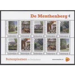 Tylko dziś Nederland 2012: NVPH: V2751-Ae-12 "Buitenplaatsen in Nederland": De Mentenberg: velletje postfris