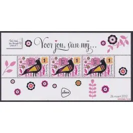 Oferta Nederland 2018: V3601-3610: Beleef de Natuur: Reptielen en Amfibieën velletje gestempeld