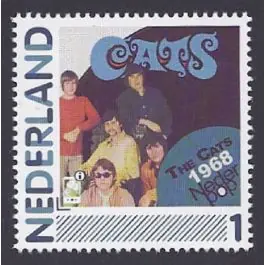 Nowość Nederland 2012: NVPH: 2791-Ab-17: "Nederlandse Popgeschiedenis": The Cats: postfris
