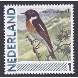 Wysoka jakość Nederland 2012: NVPH: 2791-Aa-54: "Vogels in Nederland": Roodborsttapuit: postfris