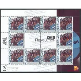 Niska cena Nederland 2011: NVPH: V2791-Ab-3: "Nederlandse Popgeschiedenis": Q65: velletje postfris