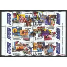 Ostatnia szansa Nederland 2018: V3601-3610: Beleef de Natuur: Reptielen en Amfibieën velletje gestempeld