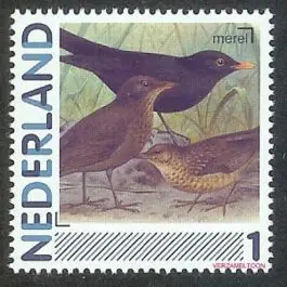 Tani Nederland 2011: NVPH: 2791-Aa-40: "Vogels in Nederland": Merel: postfris