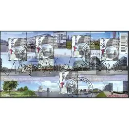 Darmowa dostawa Nederland 2018: V3601-3610: Beleef de Natuur: Reptielen en Amfibieën velletje gestempeld