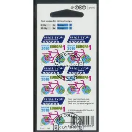 Ostatnia szansa Nederland 2018: V3601-3610: Beleef de Natuur: Reptielen en Amfibieën velletje gestempeld