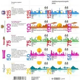 Bezpieczna płatność Nederland 2018: V3601-3610: Beleef de Natuur: Reptielen en Amfibieën velletje gestempeld