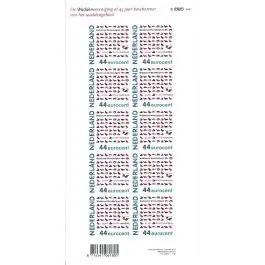 Oferta Nederland 2018: V3601-3610: Beleef de Natuur: Reptielen en Amfibieën velletje gestempeld