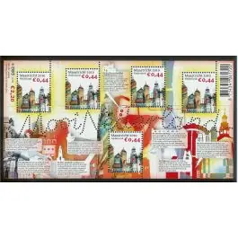 Bezpieczna płatność Nederland 2018: V3601-3610: Beleef de Natuur: Reptielen en Amfibieën velletje gestempeld