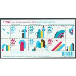 Niska cena Nederland 2018: V3601-3610: Beleef de Natuur: Reptielen en Amfibieën velletje gestempeld