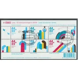 Autentyczny Nederland 2018: V3601-3610: Beleef de Natuur: Reptielen en Amfibieën velletje gestempeld