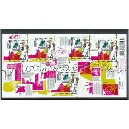 Szybka dostawa Nederland 2018: V3601-3610: Beleef de Natuur: Reptielen en Amfibieën velletje gestempeld