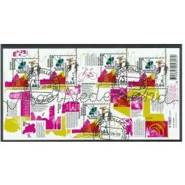 Niska cena Nederland 2018: V3601-3610: Beleef de Natuur: Reptielen en Amfibieën velletje gestempeld