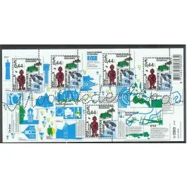 Tylko dziś Nederland 2018: V3601-3610: Beleef de Natuur: Reptielen en Amfibieën velletje gestempeld