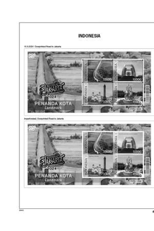 Davo suppl. Indonesie Blokken 2024 Wyprzedaż