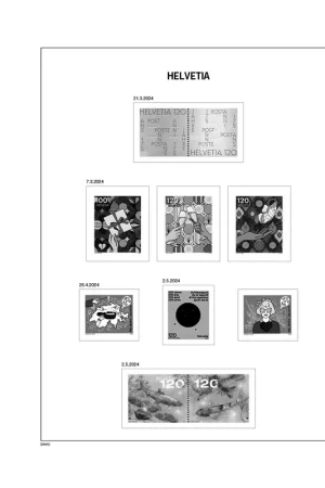 Davo suppl. Zwitserland 2024 Autentyczny