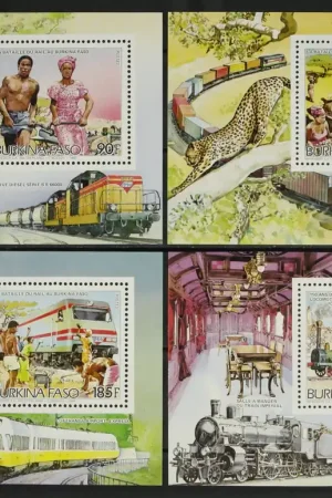 Najlepsza cena Burkina Faso Michel 1082-1085 Blokken