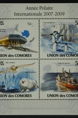 Comoren Michel 2712-2715 Blok Wysoka jakość