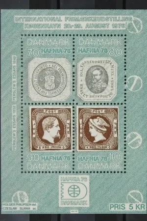 Denemarken Michel Blok 1 Tylko dziś