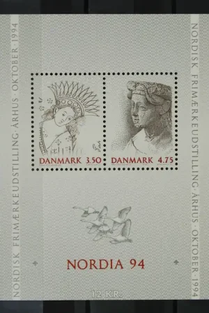 Denemarken Michel Blok 8 Oryginalny