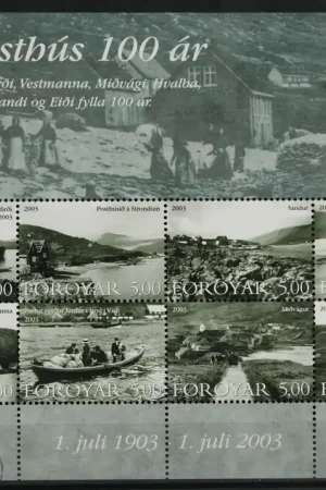 Autentyczny Faroer Michel 462-469 Kleinbogen