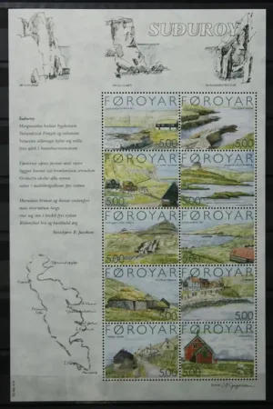 Faroer Michel 473-482 Kleinbogen Wysoka jakość
