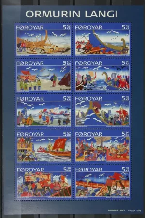 Faroer Michel 562-571 Kleinbogen Wysoka jakość