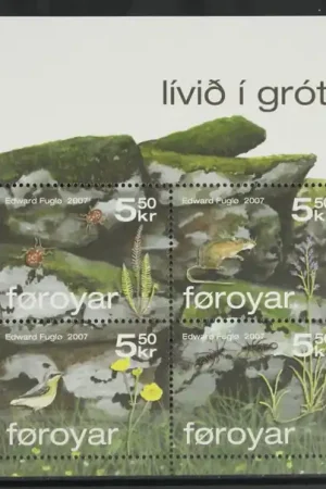 Popularny Faroer Michel 615-622 Kleinbogen