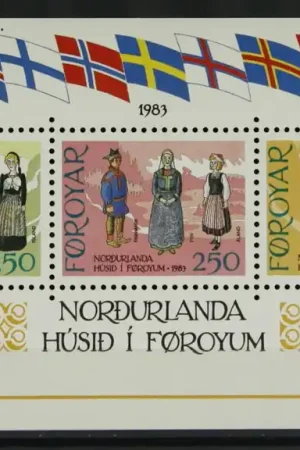 Faroer Michel Blok 1 Wysoka jakość