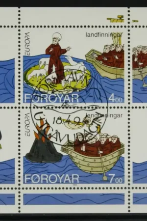 Faroer Michel Blok 7 Autentyczny