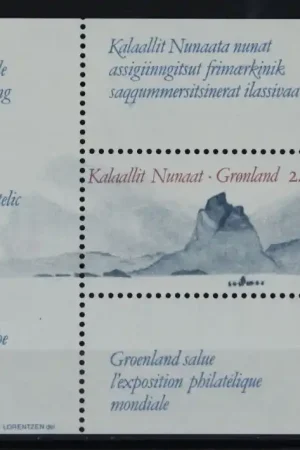 Groenland Michel Blok 2 Autentyczny