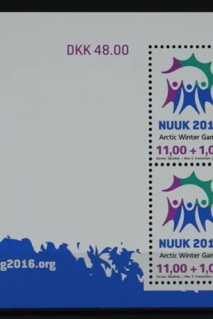 Groenland Michel Blok 71 Oryginalny