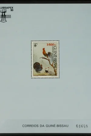 Autentyczny Guinee-Bissau Michel Blok 285