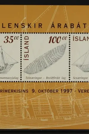 IJsland Michel Blok 20 Wysoka jakość