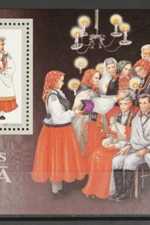 Letland Michel Blok 6 Wyprzedaż