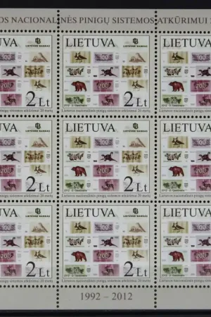 Litouwen Michel 1113 Kleinbogen Oryginalny