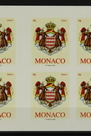 Monaco Michel 2934 Folieblad Autentyczny