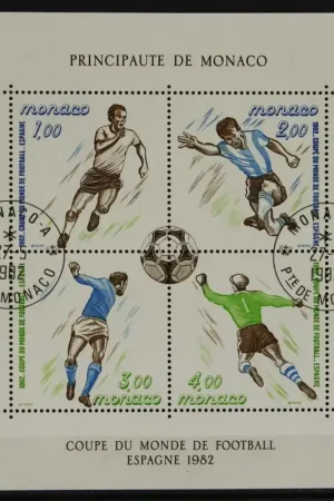 Autentyczny Monaco Michel Blok 20