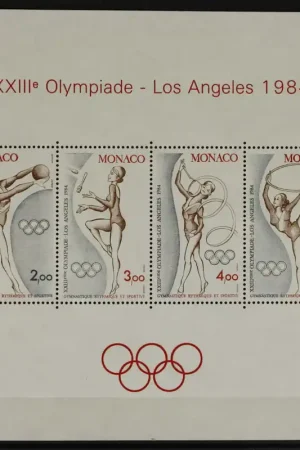 Autentyczny Monaco Michel Blok 25