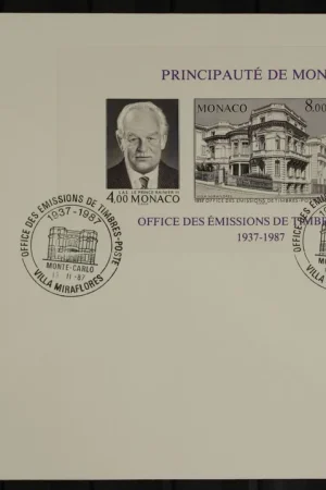 Monaco Michel Blok 37 BFDC Tylko dziś