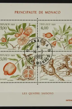 Monaco Michel Blok 42 Zwrot pieniędzy